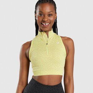 Gymshark Adapt Animal Seamless Crop 1/2 Zip